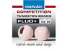 Fluo Pink Tungsten Slotted Beads - Hanak Australia Nz