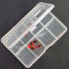 Fly box - clear 8 compartment