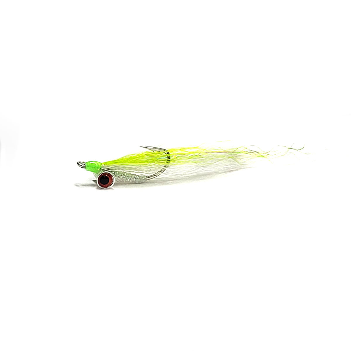 Fulling Mill Salty Clouser - Chartreuse, Saltwater Fly Fishing Australia, New Zealand 