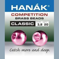 Hanak Metallic Pink Brass Competition Bead Classic
