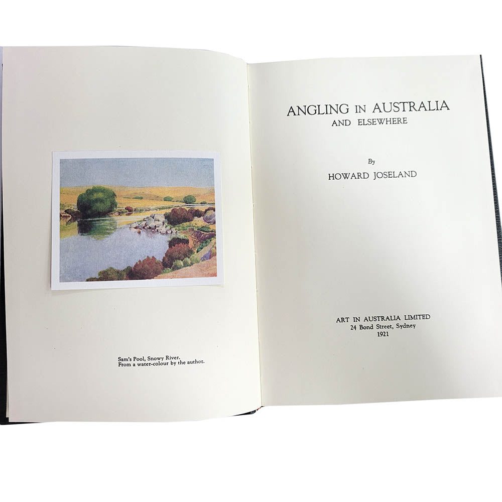 Angling in Australia and Elsewhere Howard Joseland Limited Edition Facsimile 2002