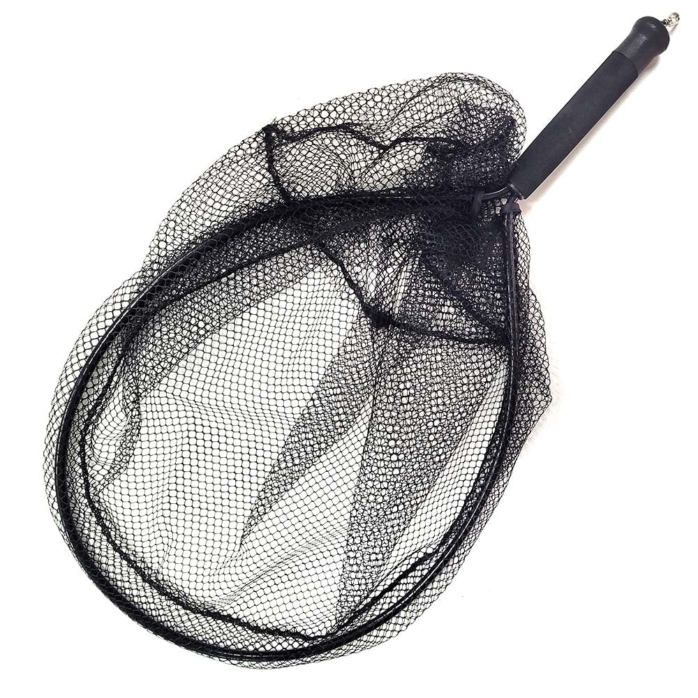 Fishing Net Folding Landing Net - Collapsible Fishing Nets with Telescopic  Pole Handle, Durable Rubber Coating Knotless Mesh, Safe Fish Catching and
