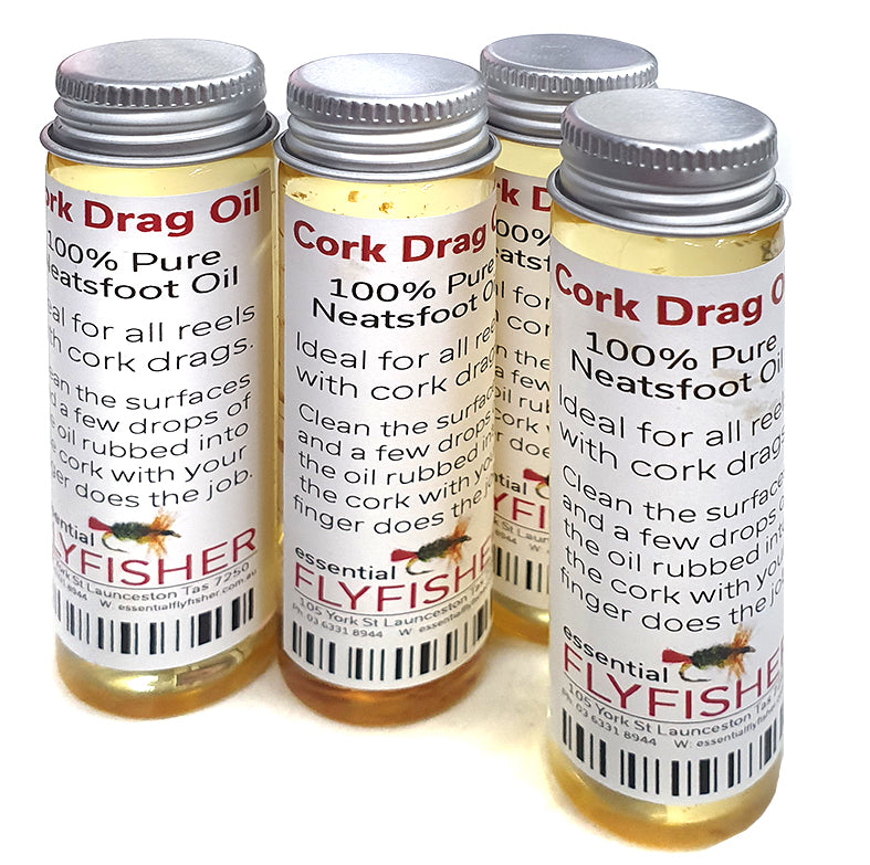 Cork drag fly reel neatsfoot oil Australia