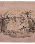 The Salmon Ponds and Vicinity - William Charles Piguenit. Original 