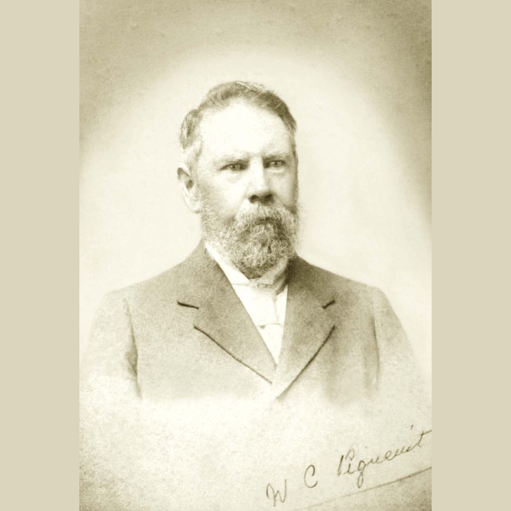 William Charles Piguenit. Portrait