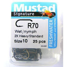 Mustad R70 Wet/Nymph Fly Hooks-25 pk. Australia