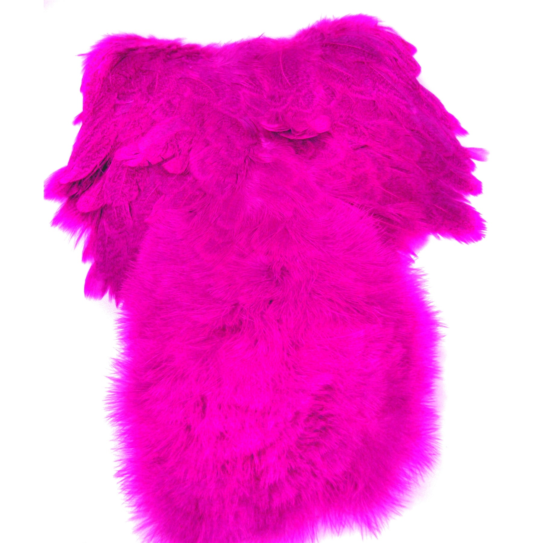 Grade 2 White Dyed Pink Chickabou, Fly-tying, Flyfishing Saltwater, Australian New Zealand