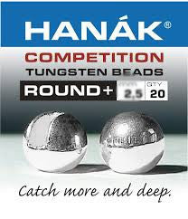 Hanak Competition Tungsten Bead Round Silver Australia