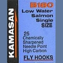 Kamasan B180 Low Water Salmon Single Fly Hooks Tasmania Australia