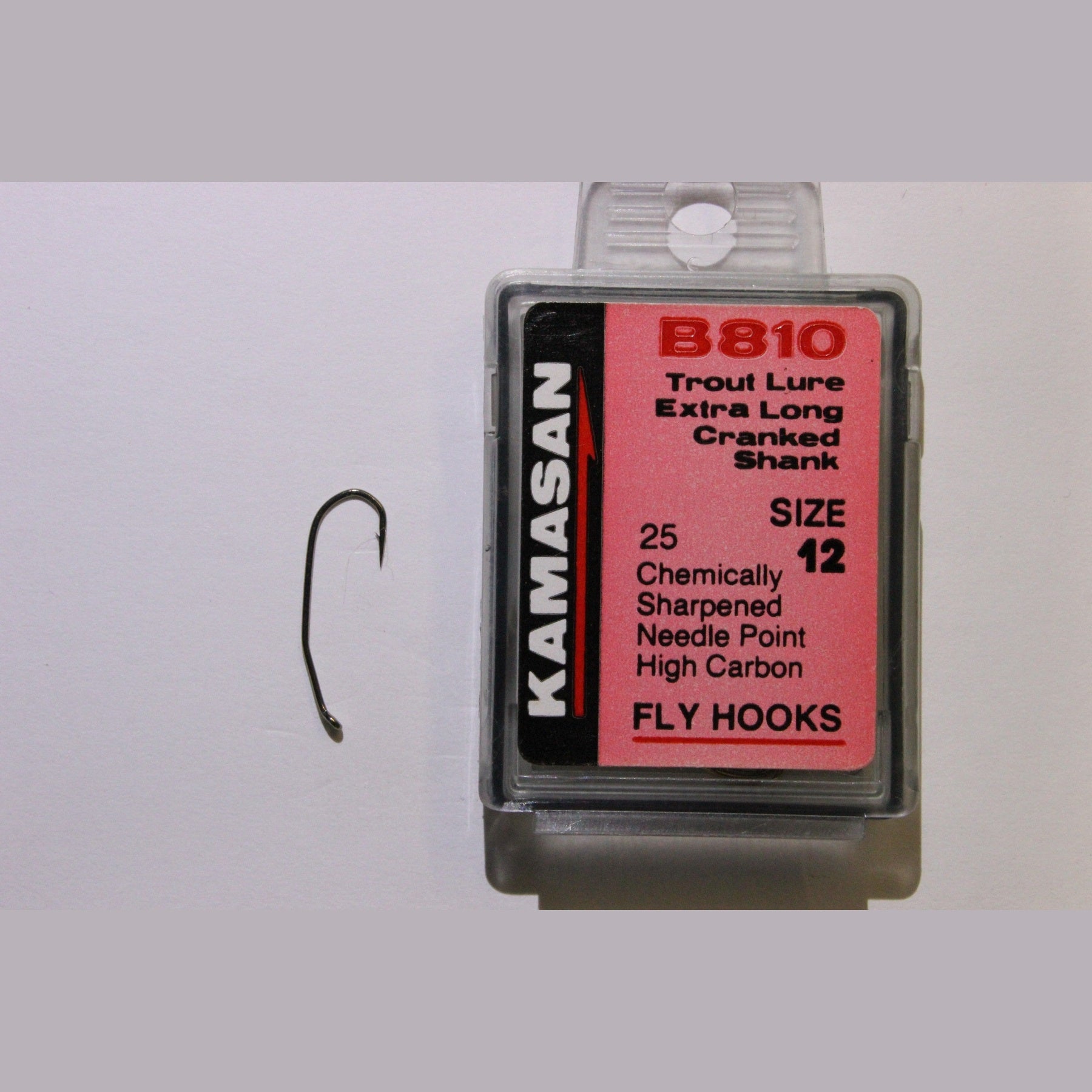 Kamasan B810 Trout Lure Extra Long Cranked Shank Fly Hooks Tasmania Australia