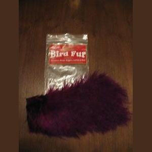 Whiting Bird Fur Mini Dyed Purple Australia 