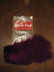 Whiting Bird Fur Mini Dyed Purple Australia 