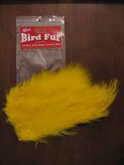 Whiting Bird Fur Mini Dyed Yellow Australia 