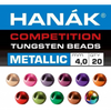Purple Tungsten Bead Metallic Slotted - Hanak Competition