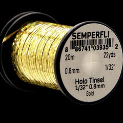 Holographic Tinsel Gold - Semperfli, Australia, NZ