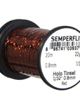 Holographic Tinsel Red - Semperfli, Australia, NZ