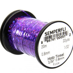 Holographic Tinsel Purple - Semperfli, Australia, NZ