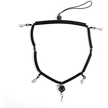 Deluxe fly fishing lanyard with zinger retractor Australia