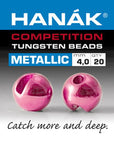 Hanak Beads Tungsten Metallic Light Pink