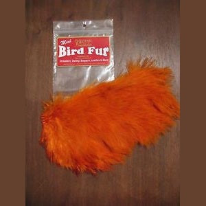 Whiting Bird Fur Mini Dyed Orange Australia 